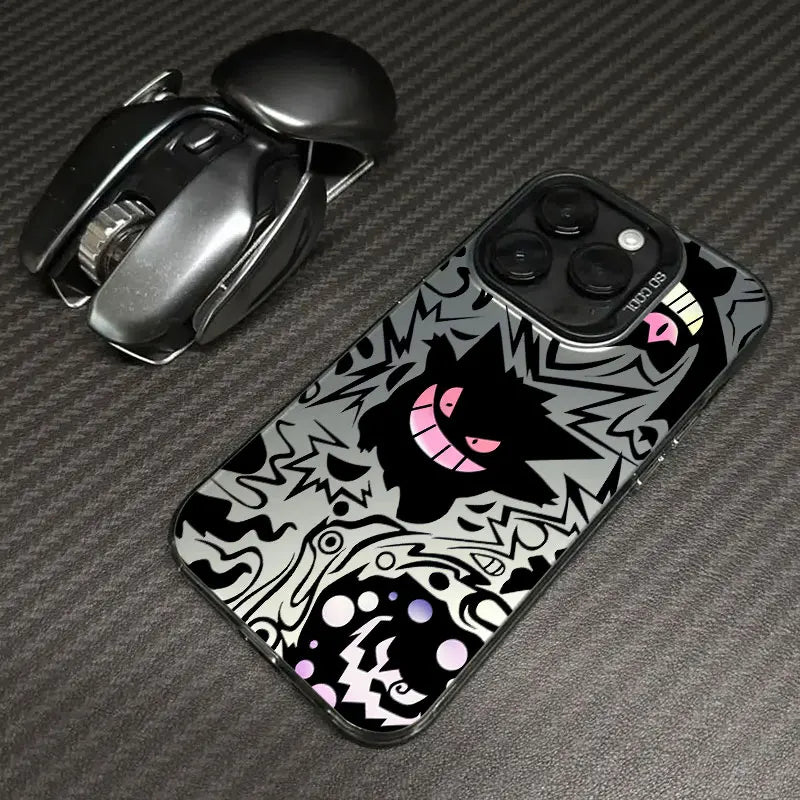 Pokemons Gengar Pocket Monster Anime Coque For Apple iPhone 16e 16 14 15 13 11 Pro Max Plus 12 Mini Shockproof Case Phone Cover