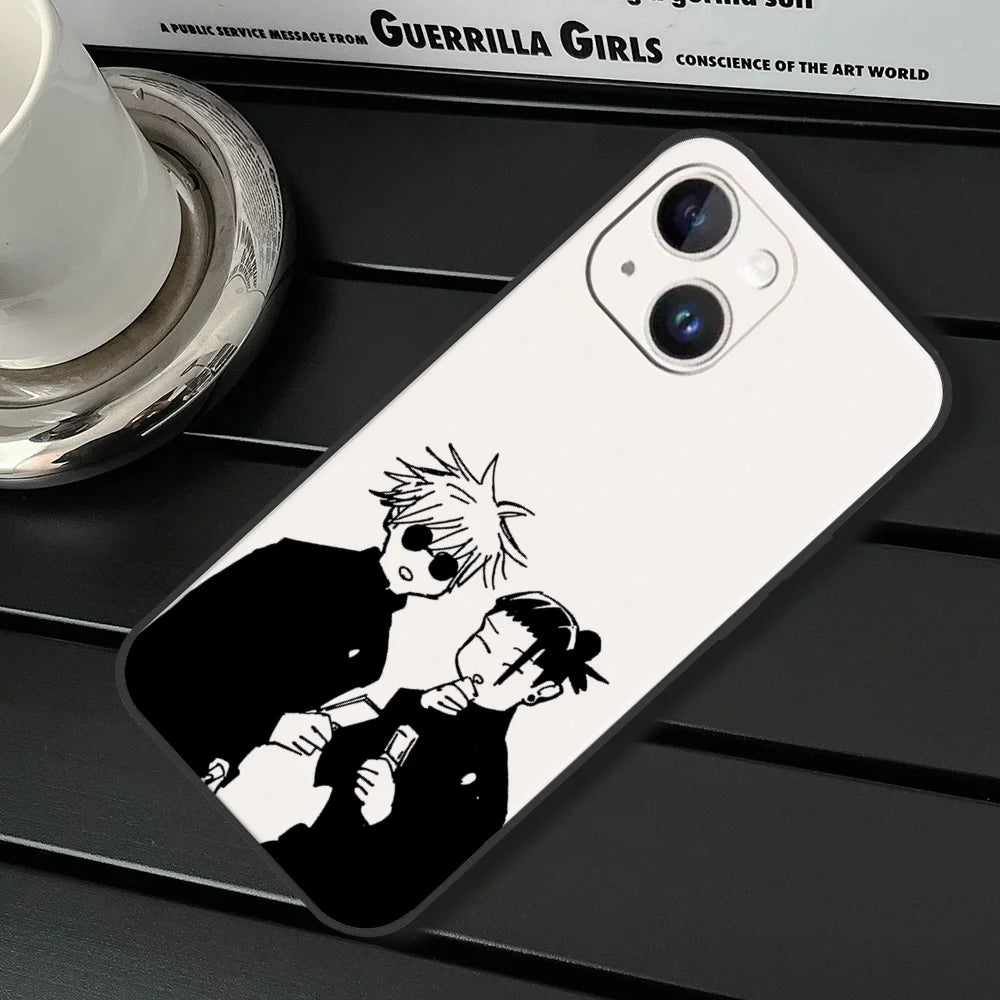 J-Jujutsu K-Kaisen Phone Case For IPhone 11,12,13,14,15,16,XS,XR,X,Mini,Pro,Max,Plus,Shell,Cover