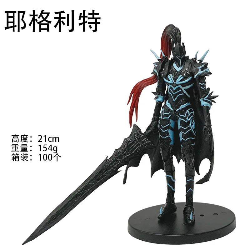 Solo Leveling Knight Captain Yegritte Bloody Shadow Shadow Legion Figurine Desktop Decoration Model