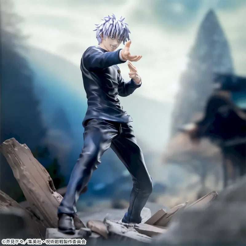 In Stock Original SEGA Jujutsu Kaisen Gojo Satoru Luminasta PVC 17cm Anime Character Model Image Collection Toys Gifts
