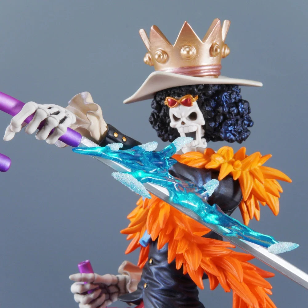 ¡YO HO HO HO! 💀 Figura de Brook, el "Soul King", en su pose de esgrima épica