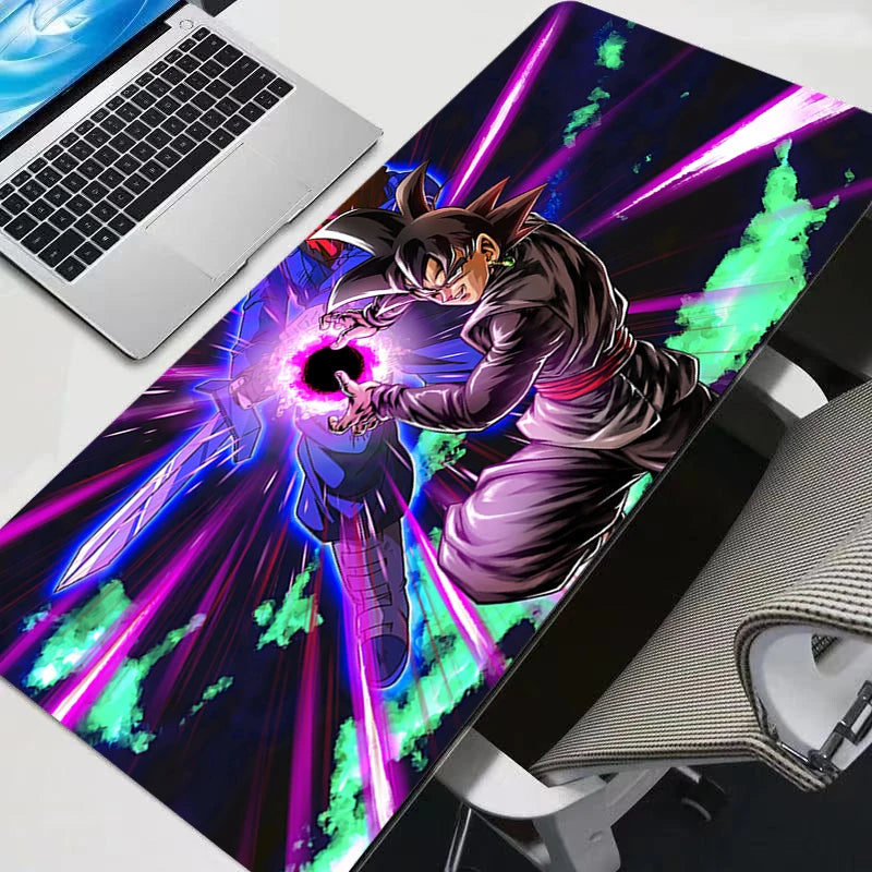 Black Goku Dragon Ball Z DBZ Mouse pad rubber table Large Gamer Desk mat Computer keyboard gaming accessories carpet mousepad