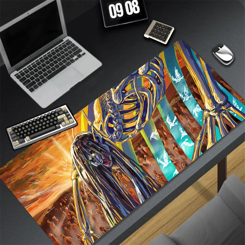 Computer Gaming Accessories Mousepad Office A-attack on Titan Eren Yeager Mouse Pad Keyboard Pad Desk Decoracion Anime Desk Mat