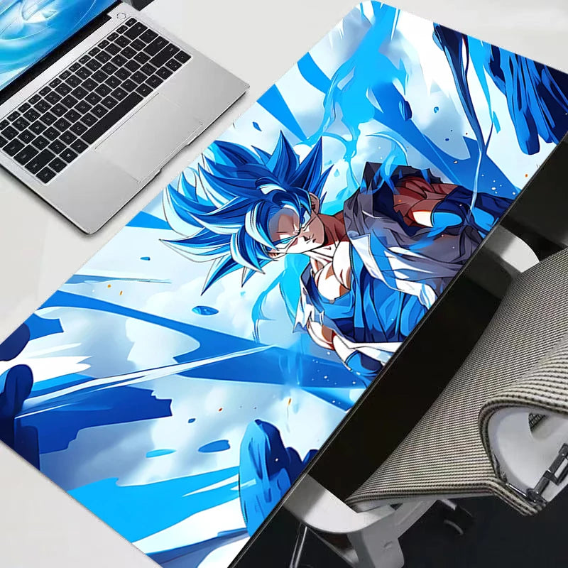 Colorful Gaming Keyboard Rug Laptop Japan Cool Anime DBZ Mouse pad XL Black Dragon Ball Z Desk Mat PC Gamer Carpet Home Mousepad