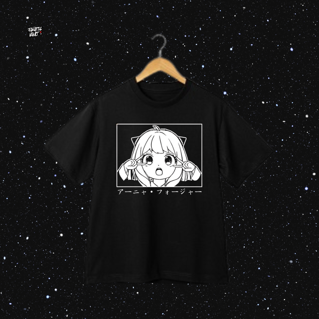 🎀 ¡Combina estilo, espionaje y ternura con esta camiseta oversize de Spy x Family!