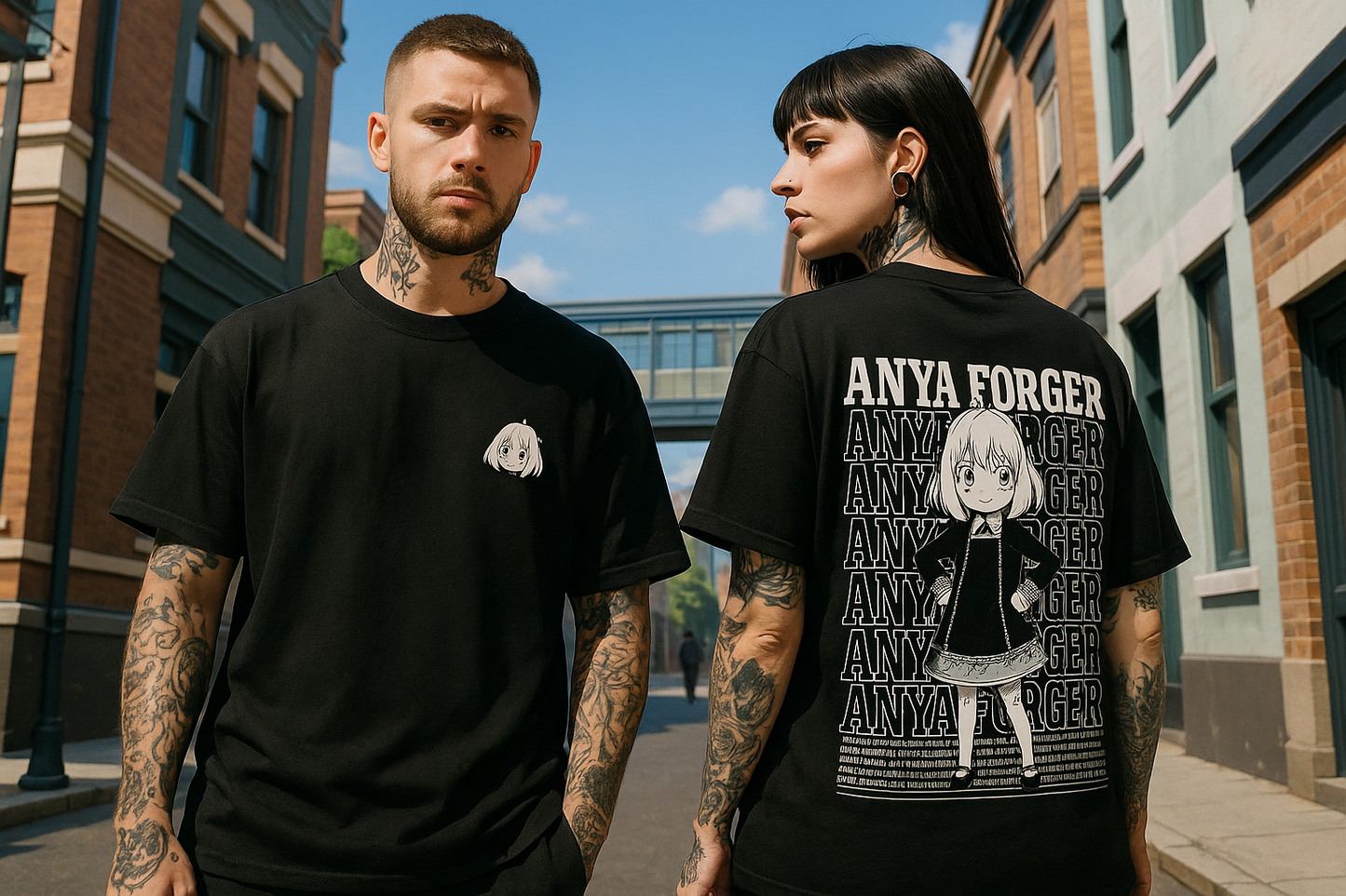 🎀 ¡Combina estilo, espionaje y ternura con esta camiseta oversize de Spy x Family!