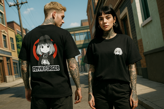 🎀 ¡Combina estilo, espionaje y ternura con esta camiseta oversize de Spy x Family!