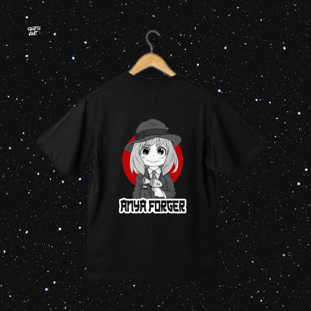 🎀 ¡Combina estilo, espionaje y ternura con esta camiseta oversize de Spy x Family!