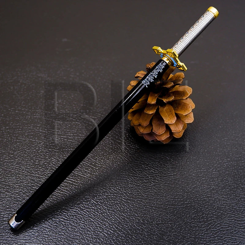 20cm/7.87inDemon Slayer Anime Peripheral Neutral Pen/my Wife/Zenyi/moth/butterfly Blade Day Wheel Knife Stationery Signature Pen