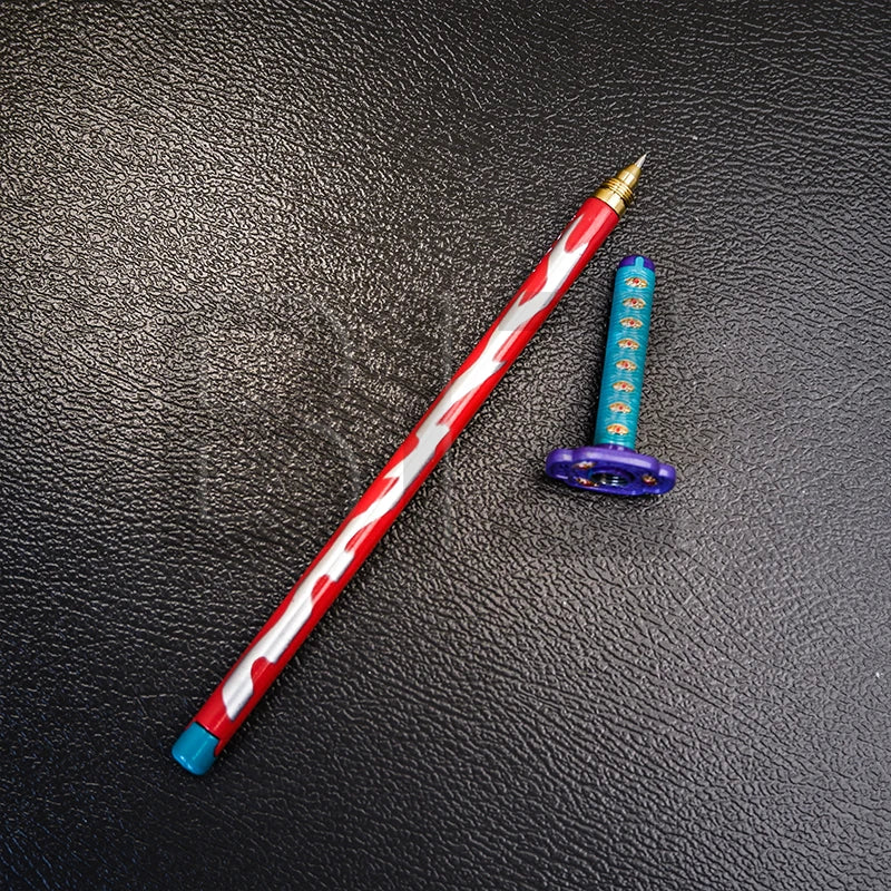 20cm/7.87inDemon Slayer Anime Peripheral Neutral Pen/my Wife/Zenyi/moth/butterfly Blade Day Wheel Knife Stationery Signature Pen