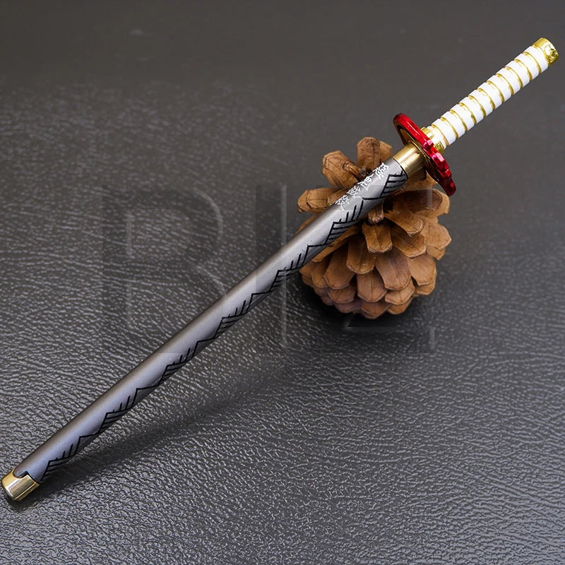 20cm/7.87inDemon Slayer Anime Peripheral Neutral Pen/my Wife/Zenyi/moth/butterfly Blade Day Wheel Knife Stationery Signature Pen