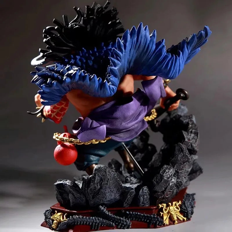 Anime One Piece Big Size Kaido Four Emperors 24cm PVC Action Figure Model Doll Toys