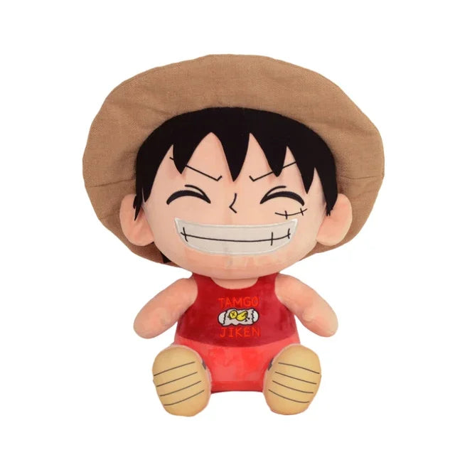 Japanese Anime 25cm One Piece Original Plush Toys CartoonFigure Luffy Chopper Ace Roronoa Zoro Cute Stuffed Doll Kids Xmas Gifts