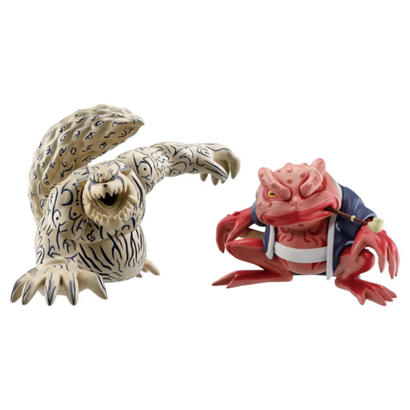 BANDAI NAMCO BANPRESTO Original Genuine In Stock NARUTO Shippuden GamaBunta and SHUKAKU Collector Figurine Toys model gift