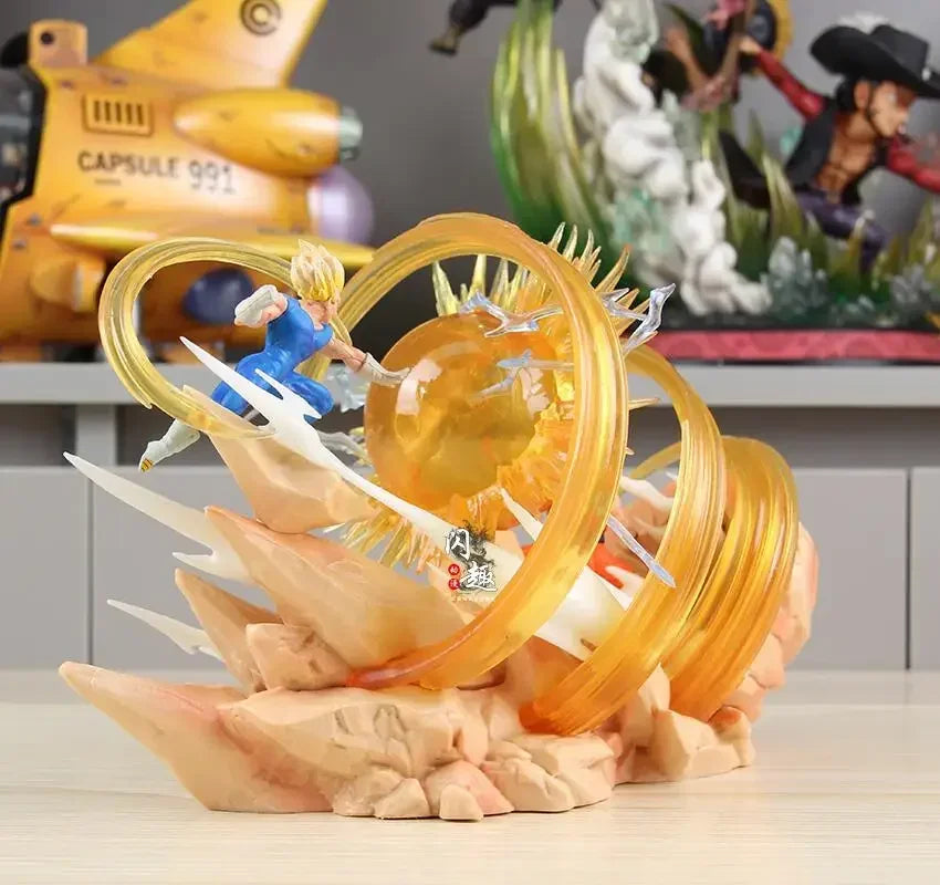 18cm Dragon Ball Figure Goku Vs Vegeta Figure Sky Top Wcf Goku Vs Vegeta Anime Figure Goku Vegeta Action Figurine Pvc Model Gift