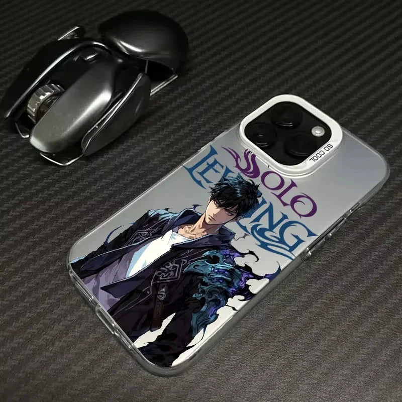 Solo Leveling ARISE Hot Anime Coque Phone Case For iPhone 17 16 15 14 13 12 11 Pro Max Plus 16E 17 Air Shockproof Back Cover