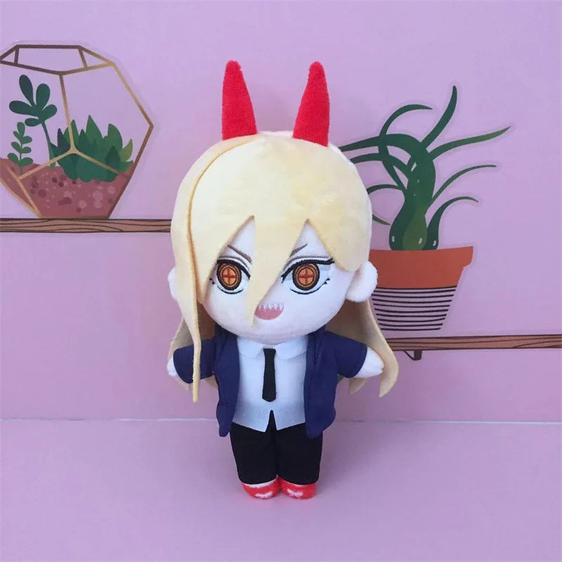 Anime Chainsaw Man Reze Cosplay Plush Doll Toy 20cm Cute Soft Stuffed Pillow Birthday Gift