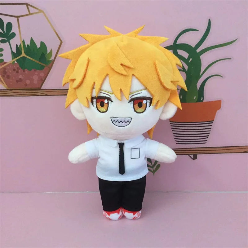 Anime Chainsaw Man Reze Cosplay Plush Doll Toy 20cm Cute Soft Stuffed Pillow Birthday Gift