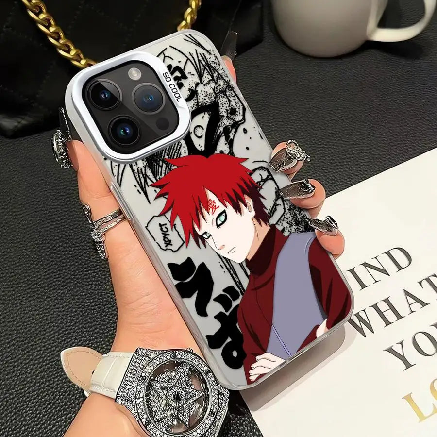 N-Narutos Gaara Soft Cover Phone Case for iPhone 14 15 16 Plus 16e 11 12 13 Pro Max