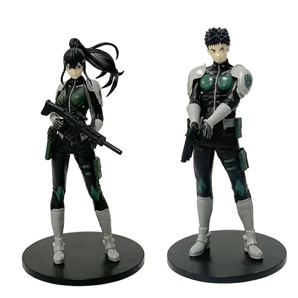 In Stock 1-4PCS Amine Kaiju No. 8 Figure Kafka Hibino Mina Ashiro Skeleton Creative PVC Model Toys Kids Action Statue Doll Gifts