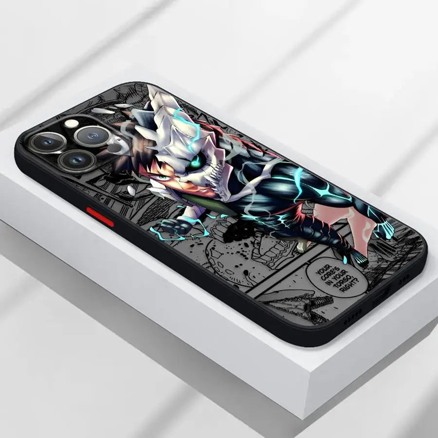 Kaiju No.8 Monster Form Phone Case for iPhone 11Pro 12 XS Max 16e 16 15 XR 13 Mini SE 14 Pro 7 8 Plus Matte Cover