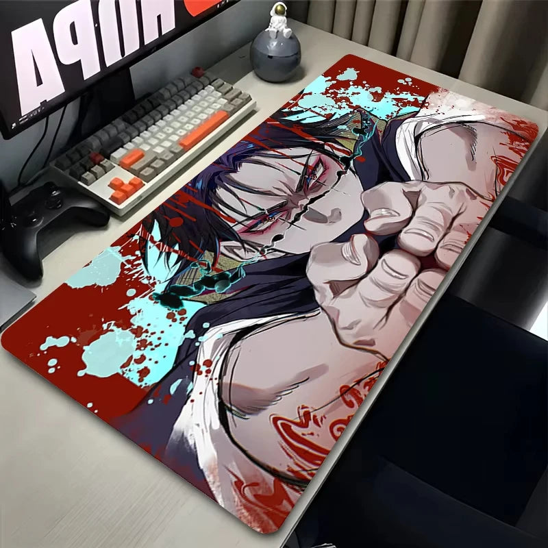 Japan Cool Anime Mouse Pad Laptop J-Jujutsu K-Kaisen Choso Yuji Mousepad XXL Gaming Keyboard Rug PC Gamer Cabinet Table Desk Mat