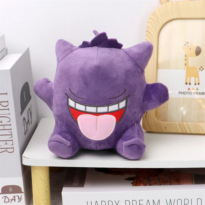 Kawaii Pokemon Gengar Gastly Haunter Ditto Soft Plush Toys Cute Anime Cosmog Koffing Stuffed Animal Peluche Dolls Birthday Gifts