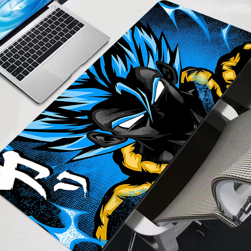 Large Gaming Keyboard Rug computer Laptop Japan Anime Mouse Pad XXL Black DBZ Dragon Ball Z Desk Mat PC Gamer Carpet Mousepad