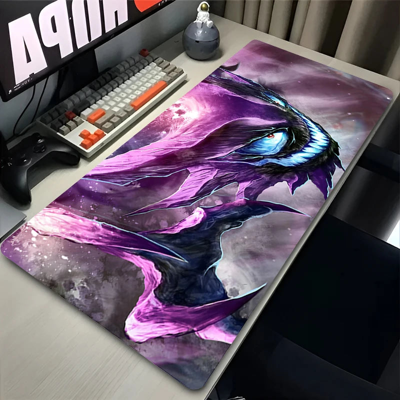 Colorful Gaming Keyboard Rug Laptop Japan Cool Anime Mouse Pad XXL Black P-pokemon Desk Mat PC G-gengar Gamer Cabinet Mousepad