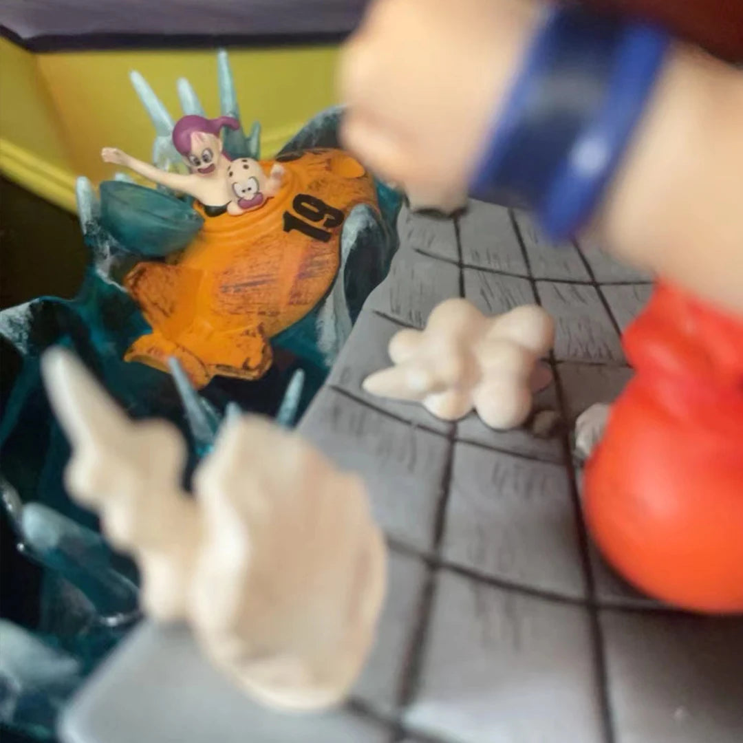 Anime Dragon Ball Kid Goku Figure Son Goku Eat Mouse Pvc Statue Action Figures Collectible Model Toys Gifts