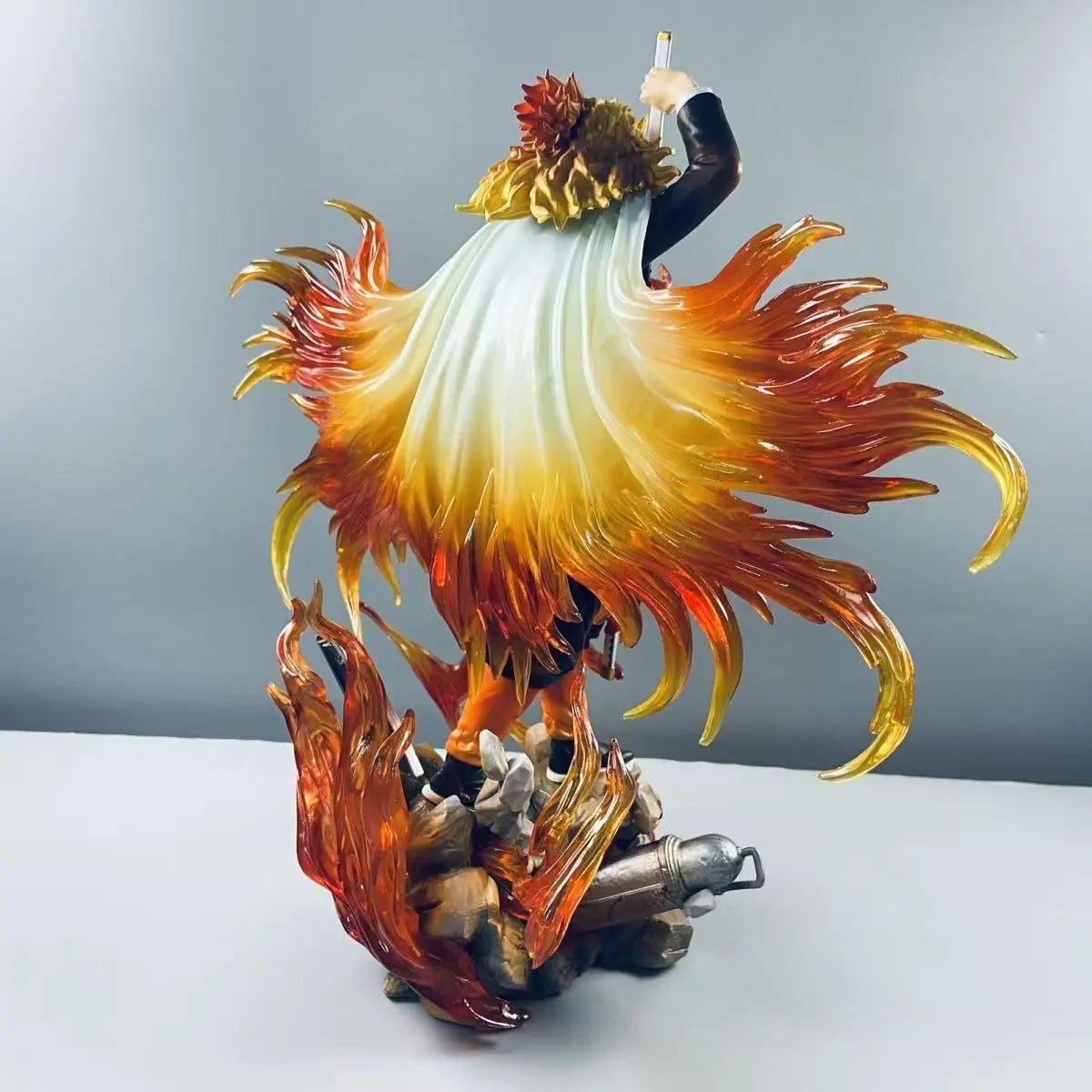 30cm Demon Slayer Rengoku Kyoujurou Anime Figure Rengoku Kyoujurou Figurine Pvc Model Statue Collection Decoration Desk Toy Gift