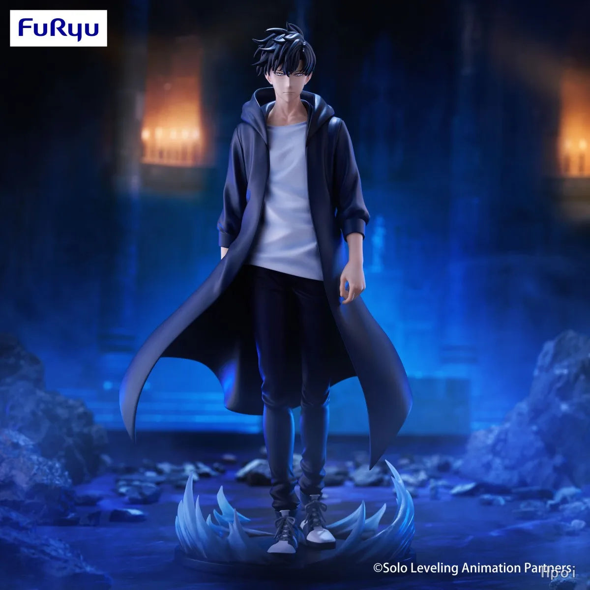 21CM Anime solo leveling Figure Sung Jin Woo Animated Edition ESPRESTO Excite Motions-1 Battle Scene Model Toy Doll PVC Gift