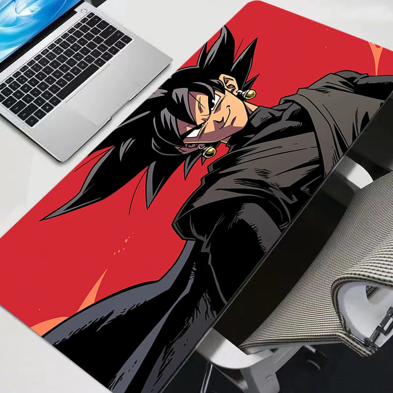Black Goku Dragon Ball Z DBZ Mouse pad rubber table Large Gamer Desk mat Computer keyboard gaming accessories carpet mousepad