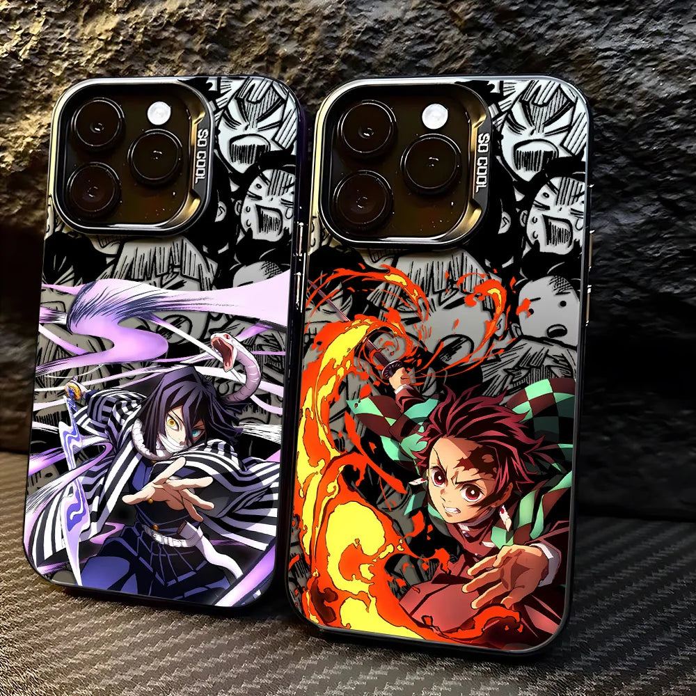 Anime D-Demon Slayers Tanjiroes Phone Case For iPhone 17 16e 16 15 14 13 12 11 mini Pro Max X XR 8 7 Air Plus Anti Matte Cover