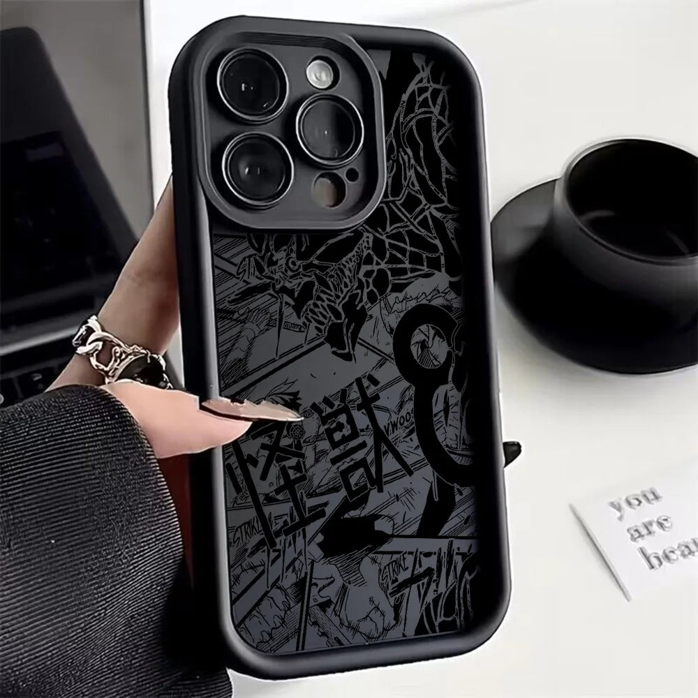 Hot Anime Kaiju No. 8 Phone Case For Xiaomi Redmi Note 14 13 12s 12 11 10 9s 9 8 7 A5 Pro Plus 4G 5G Soft TPU Back Cover