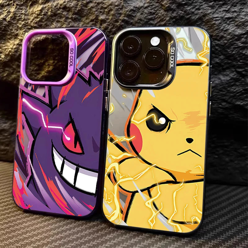 Anime Lovely P-Pokemon Case for iPhone 17 16 15 14 13 12 11 Pro Max Plus 17 Air 16E X XR XS Max Hard Shockproof Bumper Cover