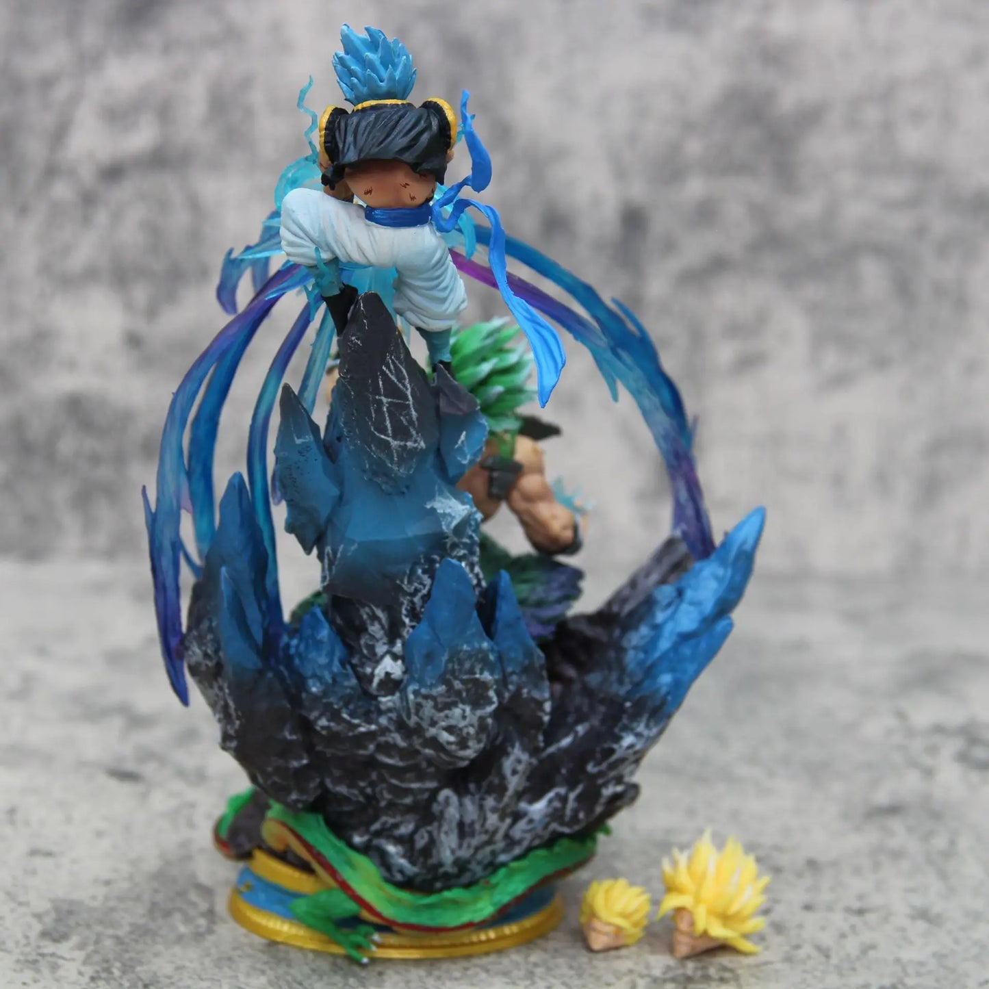 Dragon Ball Anime Figure Broly Vs Gogeta Figure Broly Figure Model Pvc Statue Dolls Collection Toy Decoration Christmas Toy Gift