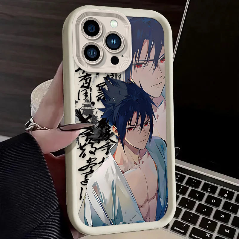 N-NARUTO-S Matte Phone Case For iPhone 16 16E 15 14 13 12 11 Pro Max X XS X S Max XR SE 2020 SE4 7 8 Shockproof Silicone Cover