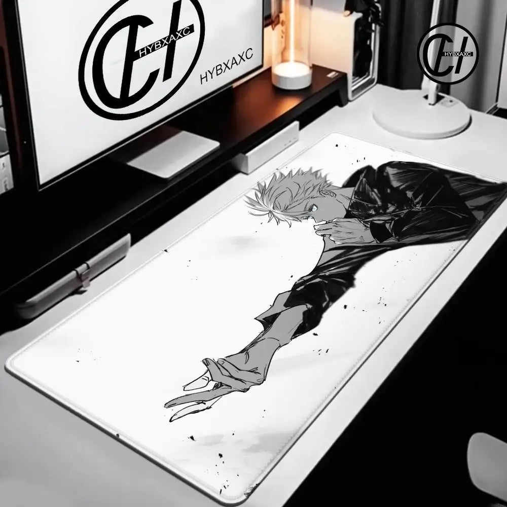 Satoru Gojo Jujutsu Kaisen Custom Skin Natural Rubber Gaming Mousepad Desk Mat Size For Game HYBXAXC Keyboard Pad For Gamer