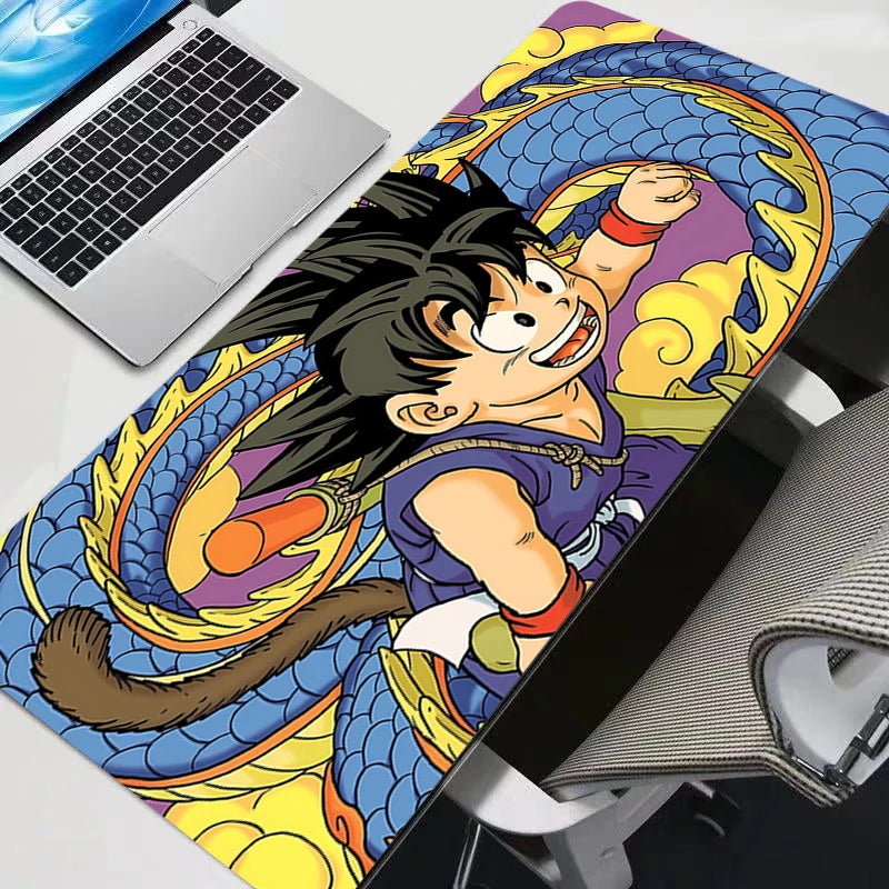 Large Gaming Keyboard Rug computer Laptop Japan Anime Mouse Pad XXL Black DBZ Dragon Ball Z Desk Mat PC Gamer Carpet Mousepad