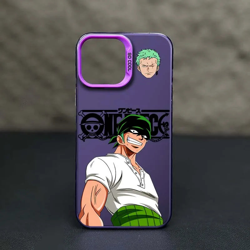 ONE PIECE Portgas D Ace Cool Cover For Apple iPhone 17 16 15 14 13 Pro Max Plus Colorful Silver Phone Case