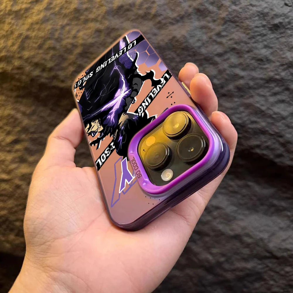 Hot S-Solo Levelings Anime Phone Case For iPhone 16e 16 15 14 13 12 11 mini Pro Max X XR XSMAX 8 7 Plus Anti Fall Matte Cover