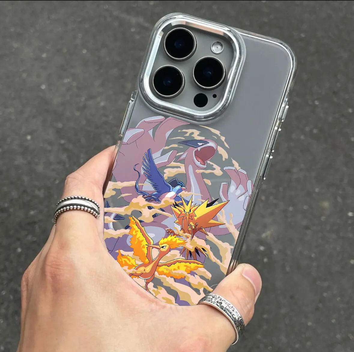 Anime New Pokemon Gengar Squirtle Phone Case For iPhone 17 16e 16 15 14 13 12 11 Pro Max 8 7 Air Plus Transparent Soft Cover