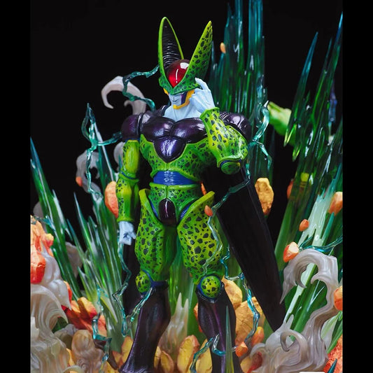 35cm/13.78inch Dragon Ball Z Perfect Cell Figure Cell Figurine Action Figures Pvc Statue Collection Model Toys Gift