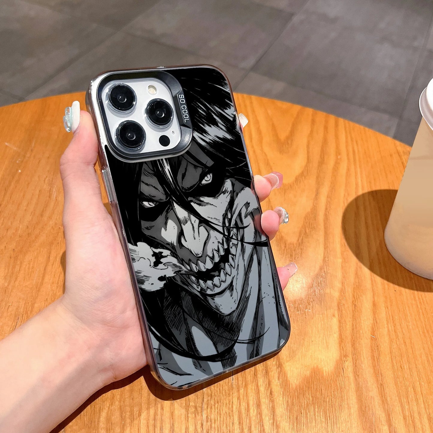 Hot Anime Attack On Titan New Phone Case For iPhone 15 14 13 12 11 Pro Max X XR XSMAX 8 7 Plus Candy Matte Shockproof Back Cover