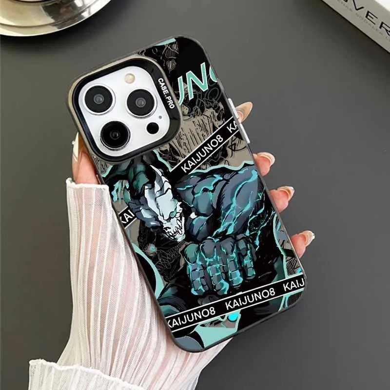 Hot blooded Anime Kaiju No. 8 Cover For Xiaomi Redmi Note 14 13 12 11E 11S 11 10 Pro Plus Lite Max Colorful Silver Phone Case