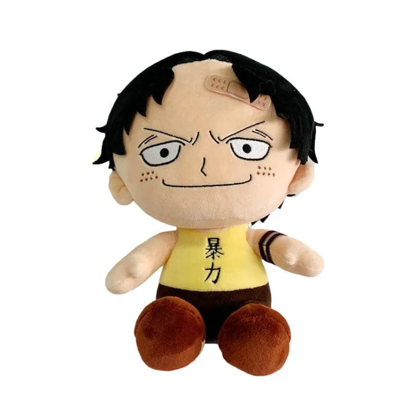Japanese Anime 25cm One Piece Original Plush Toys CartoonFigure Luffy Chopper Ace Roronoa Zoro Cute Stuffed Doll Kids Xmas Gifts