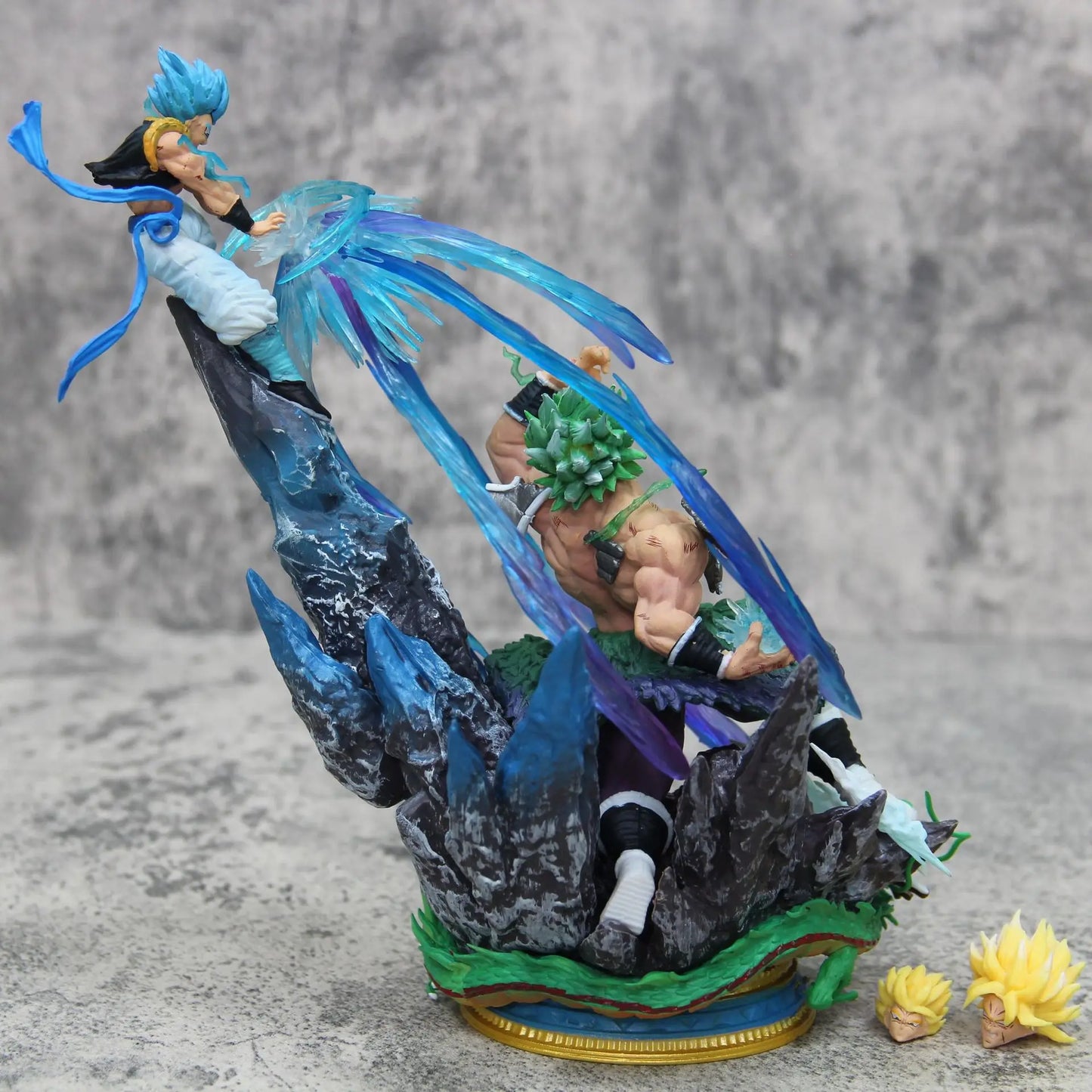 Dragon Ball Anime Figure Broly Vs Gogeta Figure Broly Figure Model Pvc Statue Dolls Collection Toy Decoration Christmas Toy Gift