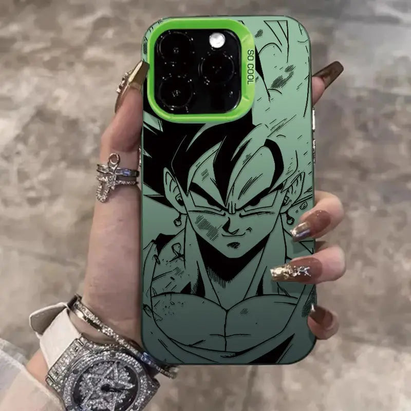 3D Son Goku Dragon Ball Phone Case for iPhone 11 12 13 14 15 16 17 Pro Max PLUS 16pro 17Air Gogeta Vegetto Japan Cartoon Cover