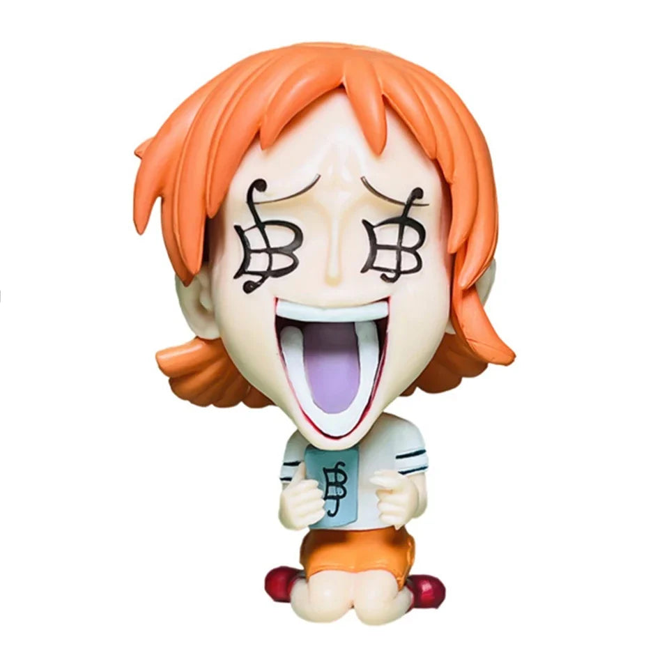 Anime One Piece Figure 17 Styles Zoro Luffy Sanji Ace Robin Nami Frank Usopp Brook Chopper PVC Decoration Figural Model Gift Toy